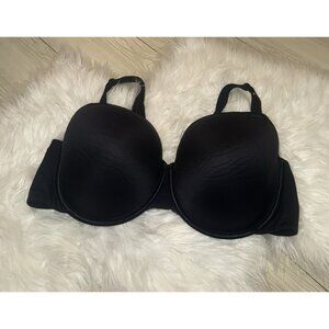 Torrid Curve Lightly Lined Full Coverage Bra Microfiber UW Womens 42DD Black
